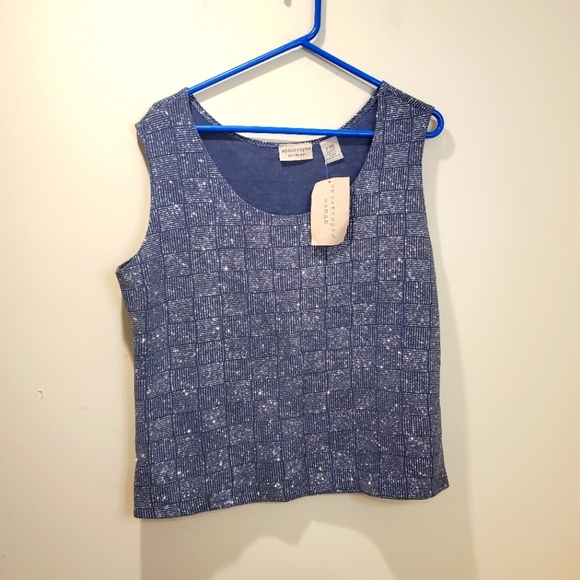 Aposthophe Y2K Women's sparkle tank top  Glitter crop top size 18w NWT - Picture 1 of 8